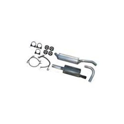 Sports silencer set from Catalytic converter