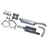 Sports silencer set from Catalytic converter