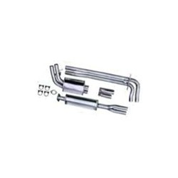 Sports silencer set Stainless steel from Catalytic converter