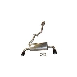 Sports silencer set Stainless steel from Catalytic converter