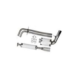 Sports silencer set Stainless steel from Catalytic converter