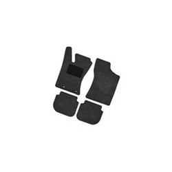 Vloermatten nylon zwart-grijs