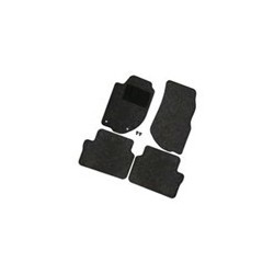 Vloermatten nylon zwart-grijs