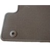 Floor accessory mats Velours brown