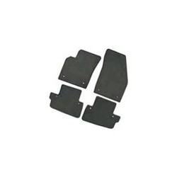 Vloermatten velours zwart-grijs