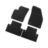 Floor accessory mats Velours black-grey