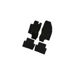 Floor accessory mats Velours black-grey