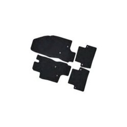 Floor accessory mats Velours black-grey