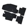 Floor accessory mats Velours black-grey
