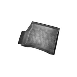 Floor accessory mat, single Rubber grey front right