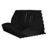 Upholstery Rear seat Seat surface Back rest black Kit