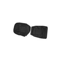 Upholstery Front seat Seat surface Back rest Leather black Kit for one Seat