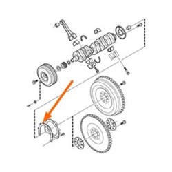 Oil seal, Crankshaft rear