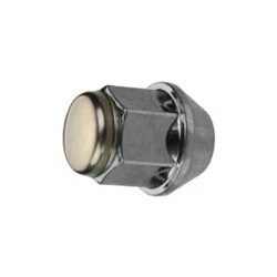 Wheel nut silver