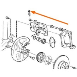 Dust cap, Bleeder screw