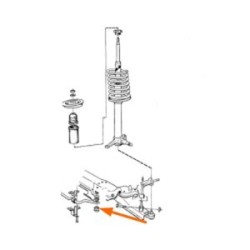 Bushing, Suspension Stabilizer rod upper