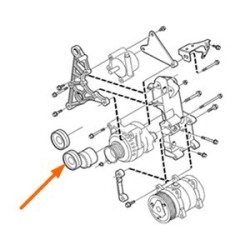 Riemspanner V-geribde riem tot '99