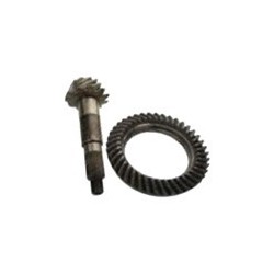 Pinion and crown wheel