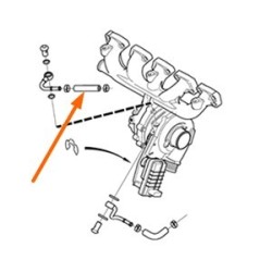 Radiateurslang turbo uitlaat