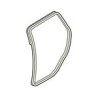 Door seal for Passenger side, rear