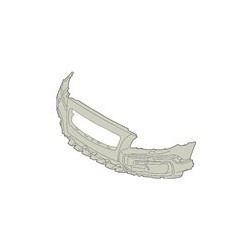 Bumper cover painted grey metallic