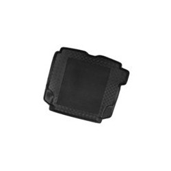 Trunk mat Synthetic material Rubber black