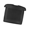 Trunk mat Synthetic material Rubber black