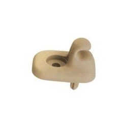 Clip zonneklep beige