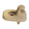 Clip zonneklep beige