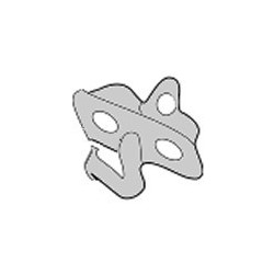 Clip zonneklep beige tot '02