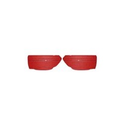 Interior door panel upper red Kit for both sides from '64 to '70
