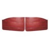 Interior door panel red Kit for both sides from '65 to '68