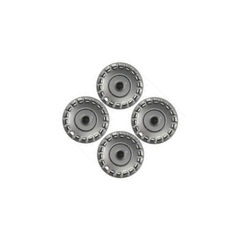 Wieldop zilver 15 Inch voor stalen velgen^