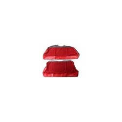 Upholstery Rear seat Seat surface Back rest red Kit