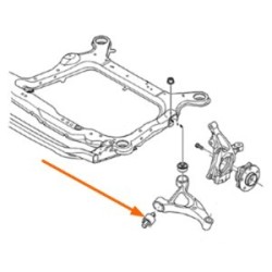 Bushing, Suspension Control arm front