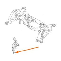 Bearing, Wheel bearing housing Rear axle