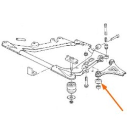 Bus ophanging draagarm links