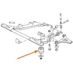 Bus ophanging subframe vooraan