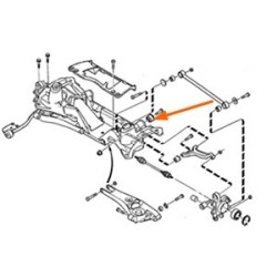 Bushing, Suspension Axle carrier rear upper
