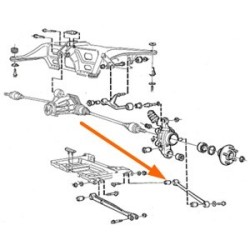 Bushing, Suspension Cross rod rear lower