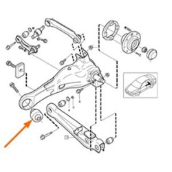 Bushing, Suspension Support arm old style