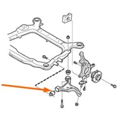 Bushing, Suspension Control arm front