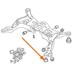 Bushing, Suspension Axle carrier