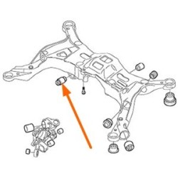Bushing, Suspension Axle carrier lower