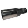 Exhaust pipe angular chromed