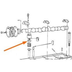 Valve retainer caps upper