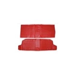 Bekledingset achterbank zitting laag boven rood 