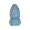 Upholstery Front seat Seat lower Seat upper Leather blue Kit