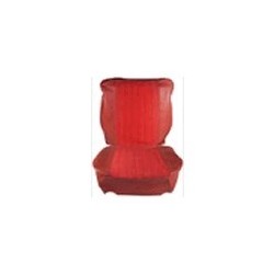 Upholstery Front seat Seat lower Seat upper red Kit