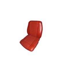 Upholstery Front seat Seat lower Seat upper Vinyl red Kit